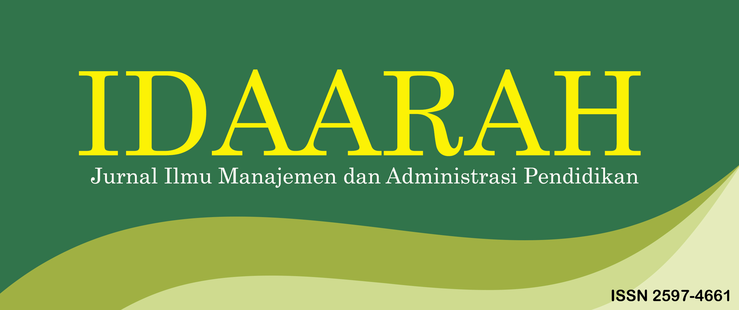 JURNAL IDAARAH JURUSAN MANAJEMEN PENDIDIKAN ISLAM 
