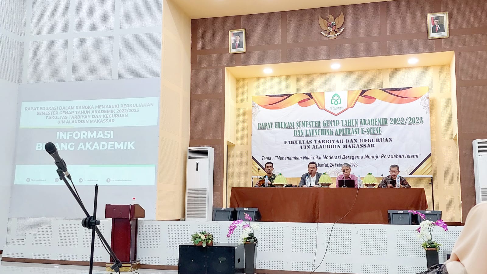 Pertama dan satu-satunya, Launching Aplikasi E-Scene Fakultas Tarbiyah dan Keguruan UINAM