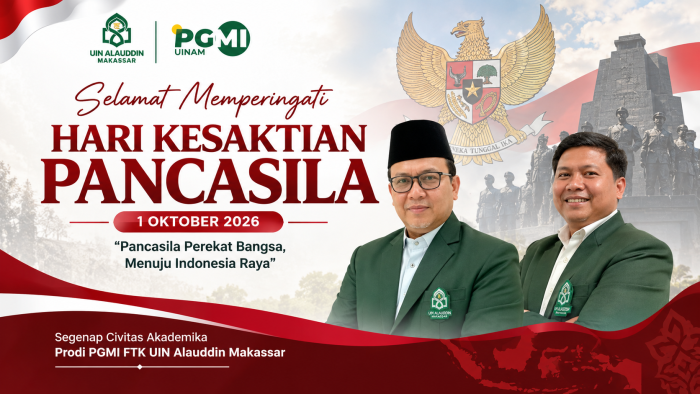 Prodi PGMI FTK UIN Alauddin Makassar Peringati Hari Kesaktian Pancasila 2026