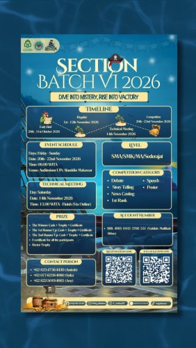 SECTION BATCH VI 2026: Dive into Mystery, Rise into Victory