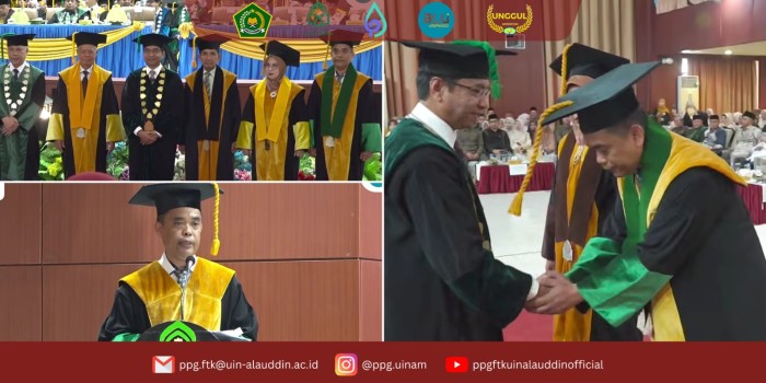 Kaprodi PPG FTK UIN Alauddin Makassar, Dikukuhkan sebagai Guru Besar dalam Bidang Strategi Pembelajaran PAI